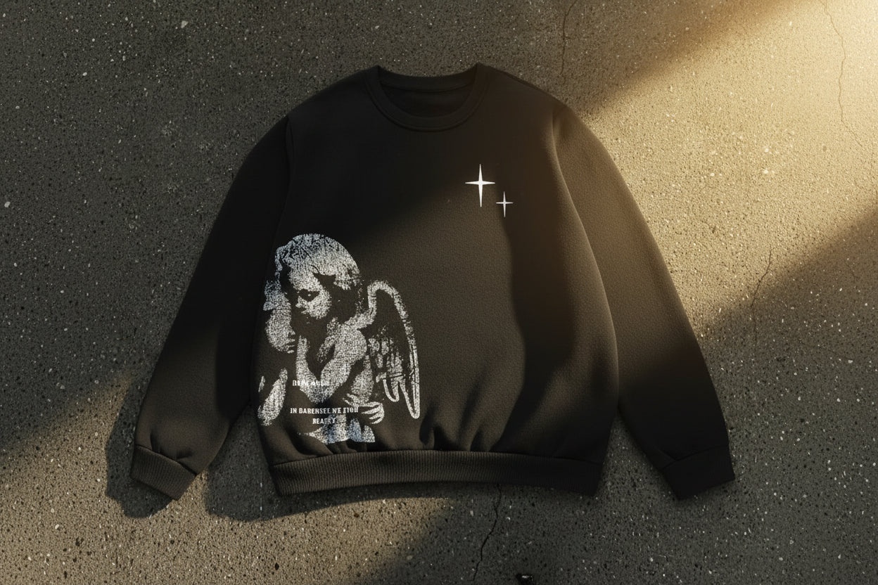 Dark Angel Sweatshirt, Long Sleeve Pullover